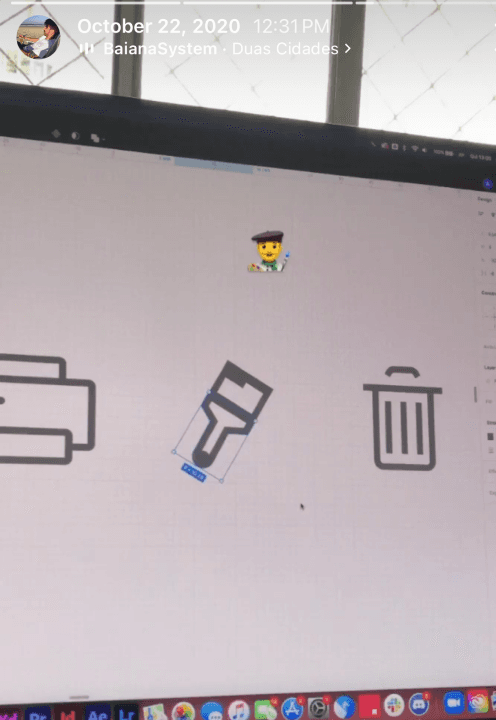 Icon design in Figma, 2020