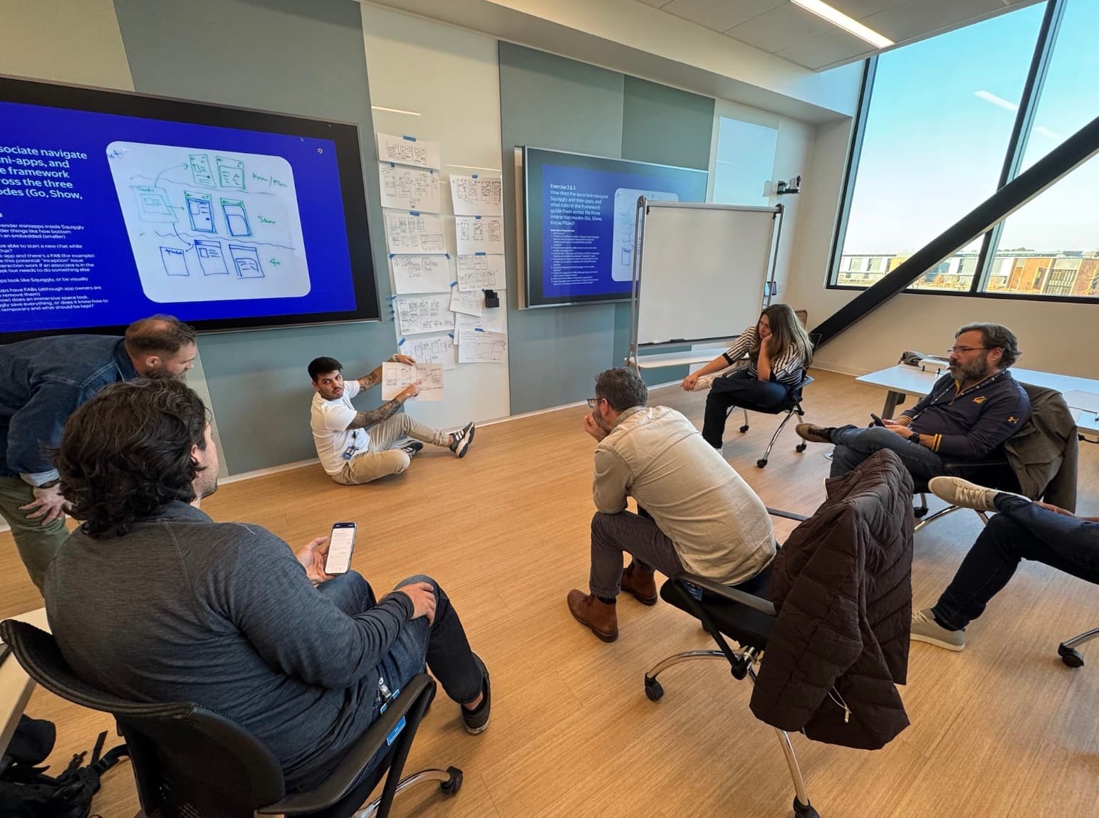 Design workshop with the team