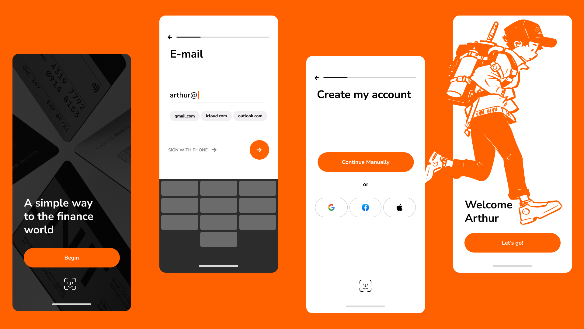Fintech Onboarding Concept 2021